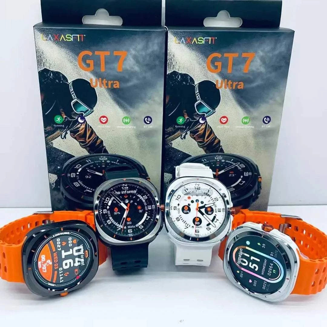 Smartwatch GT7 Ultra LAXASFIT - Correa Naranja