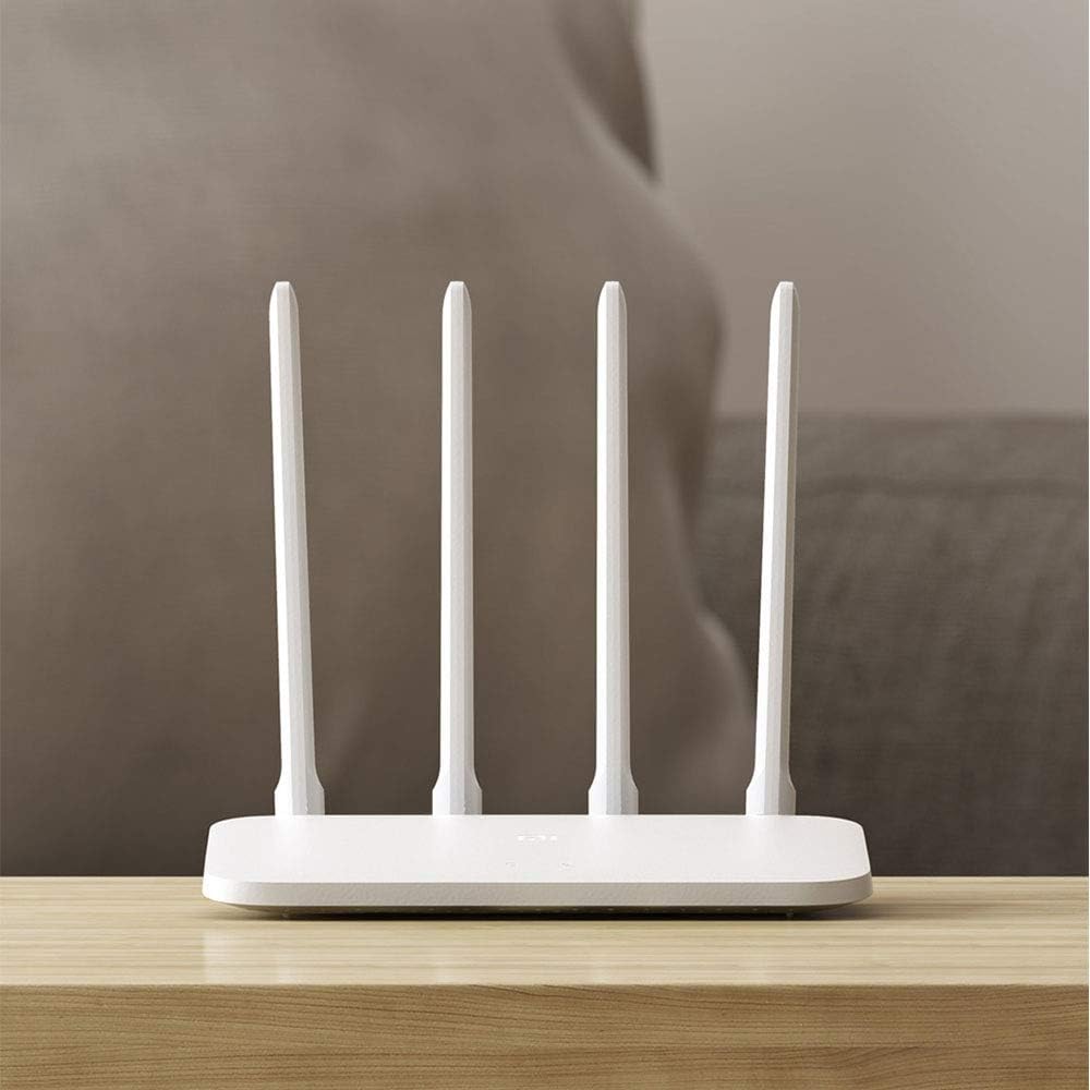 Xiaomi Mi WiFi 4C Router Inalámbrico 300Mbps – 64MB RAM, 4 Antenas, 2.4 GHz, Control por App Inteligente