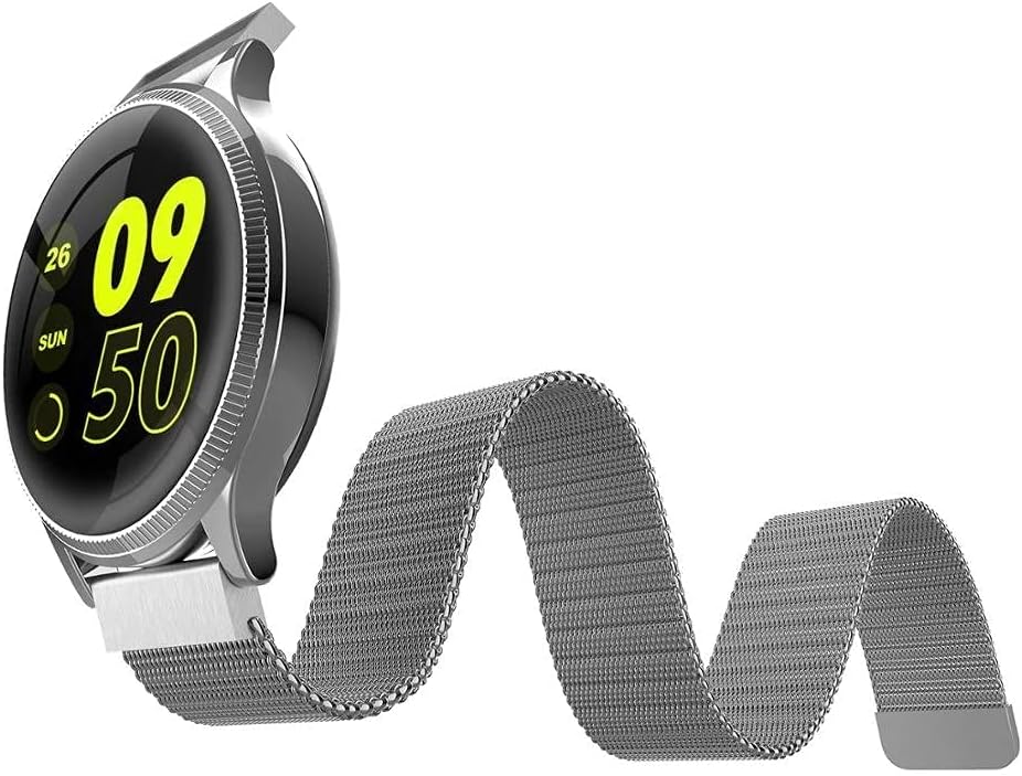 Smartwatch Dorado Elegante con Correa Metálica – Monitoreo de Salud y Notificaciones