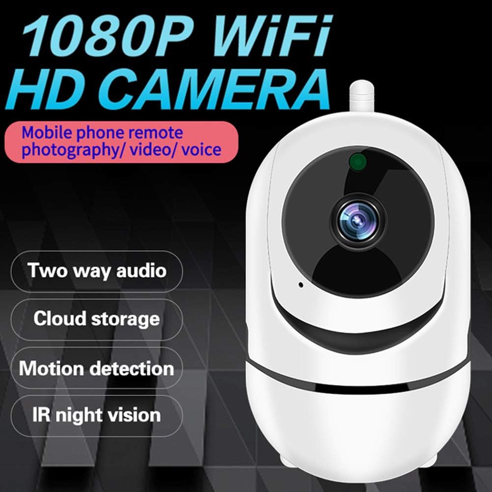 Monitor WiFi para Bebé  1080P HD – Cámara de Seguridad con Visión Nocturna, Audio Bidireccional, Detección de Sonido y Ranura SD
