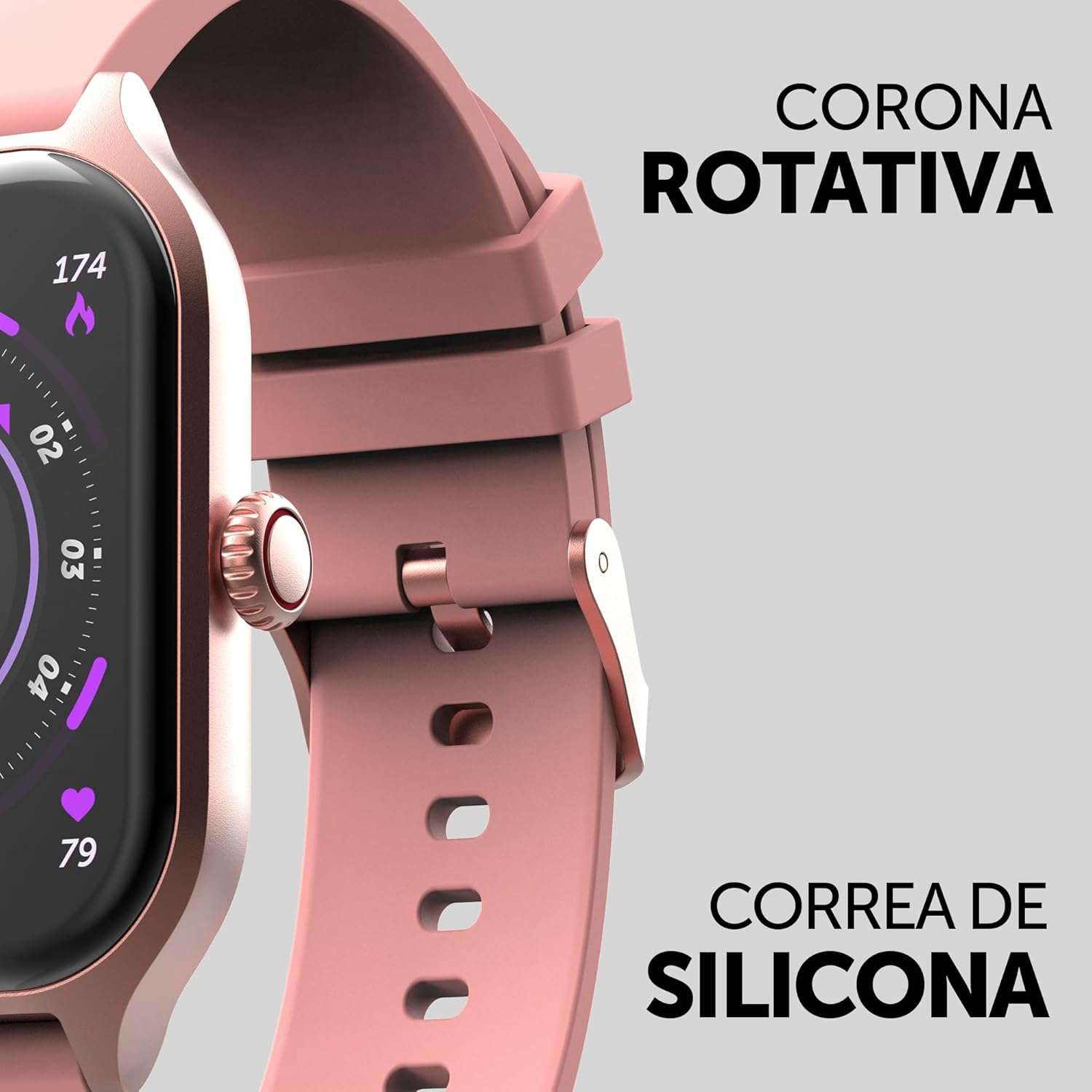 Vieta Pro Go 3 – Reloj Inteligente con Bluetooth, Batería hasta 7 Días