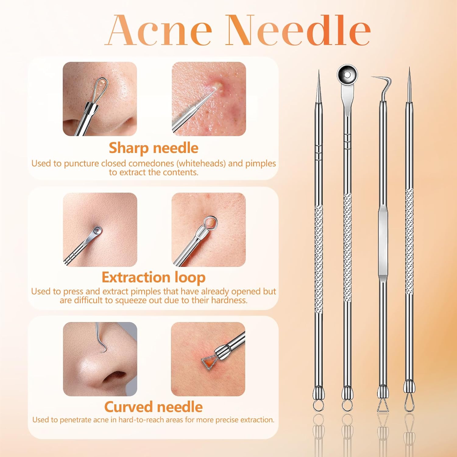 Yccu Succionador de Puntos Negros USB – Limpiador Facial y Extractor de Poros Profesional