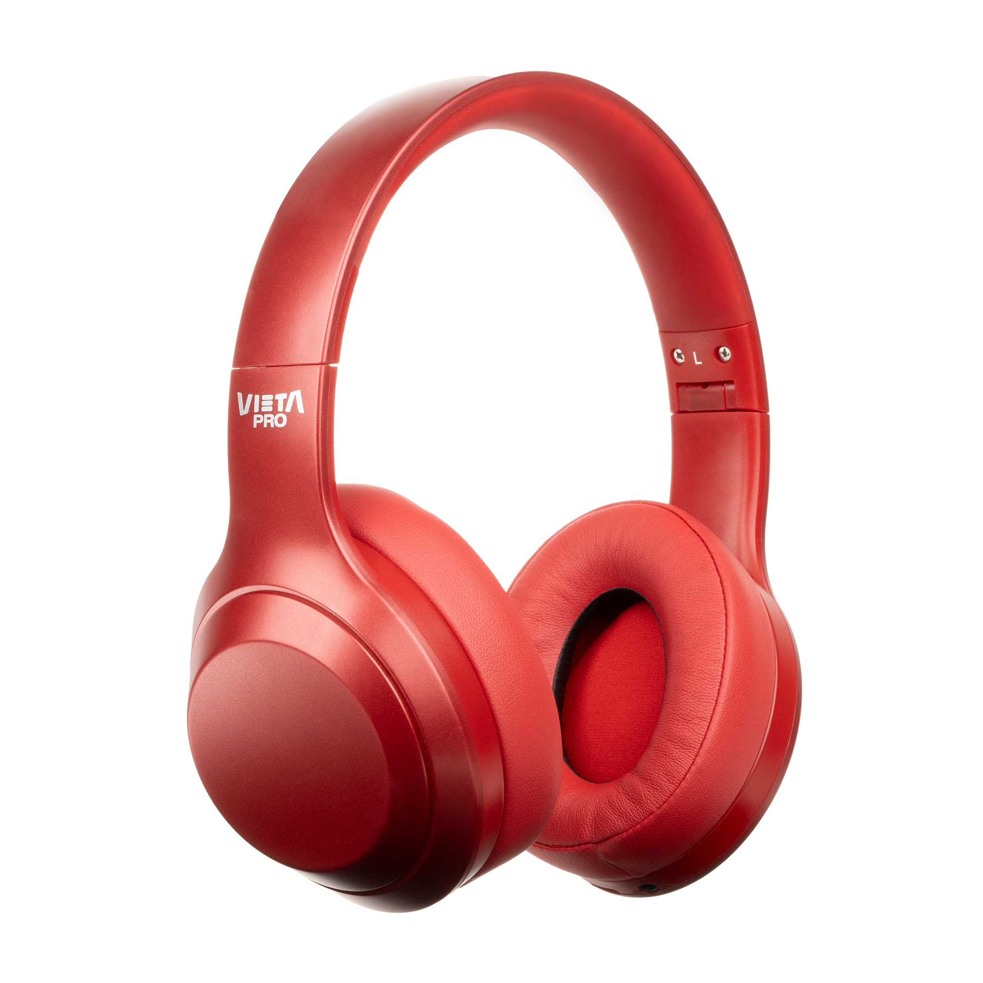 Vieta Pro Silence 2 wireless red headphones with noise cancellation and Bluetooth 5.3 dual pairing features