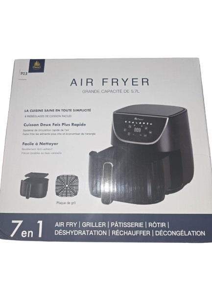 Freidora de aire Henri 5.7 Litros – Cocina saludable y rápida
