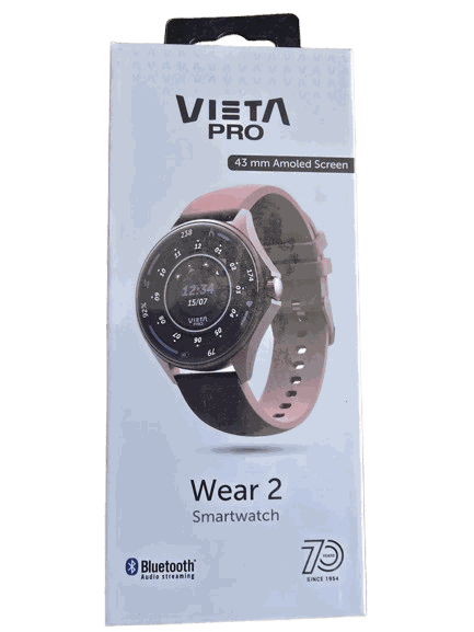 Vieta Wear 2 Rosa: Reloj inteligente elegante con funciones avanzadas
